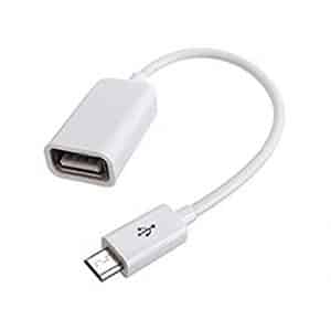 [UnBelievable Deal] Dealsplant Premium Micro USB to USB OTG Adapter Cable White for Mobile Phones and Tablet (1 pc)