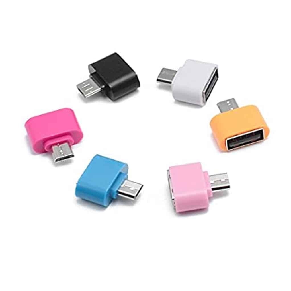 Yofo Little Adapter Micro Usb Type B Otg To Usb 2.0 Adapter For Smartphones And Tablets Set Of 1